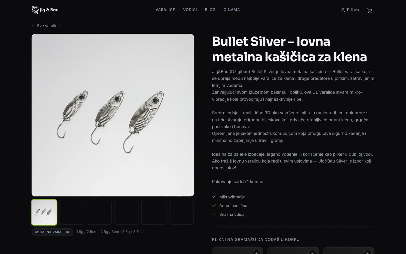 Product page